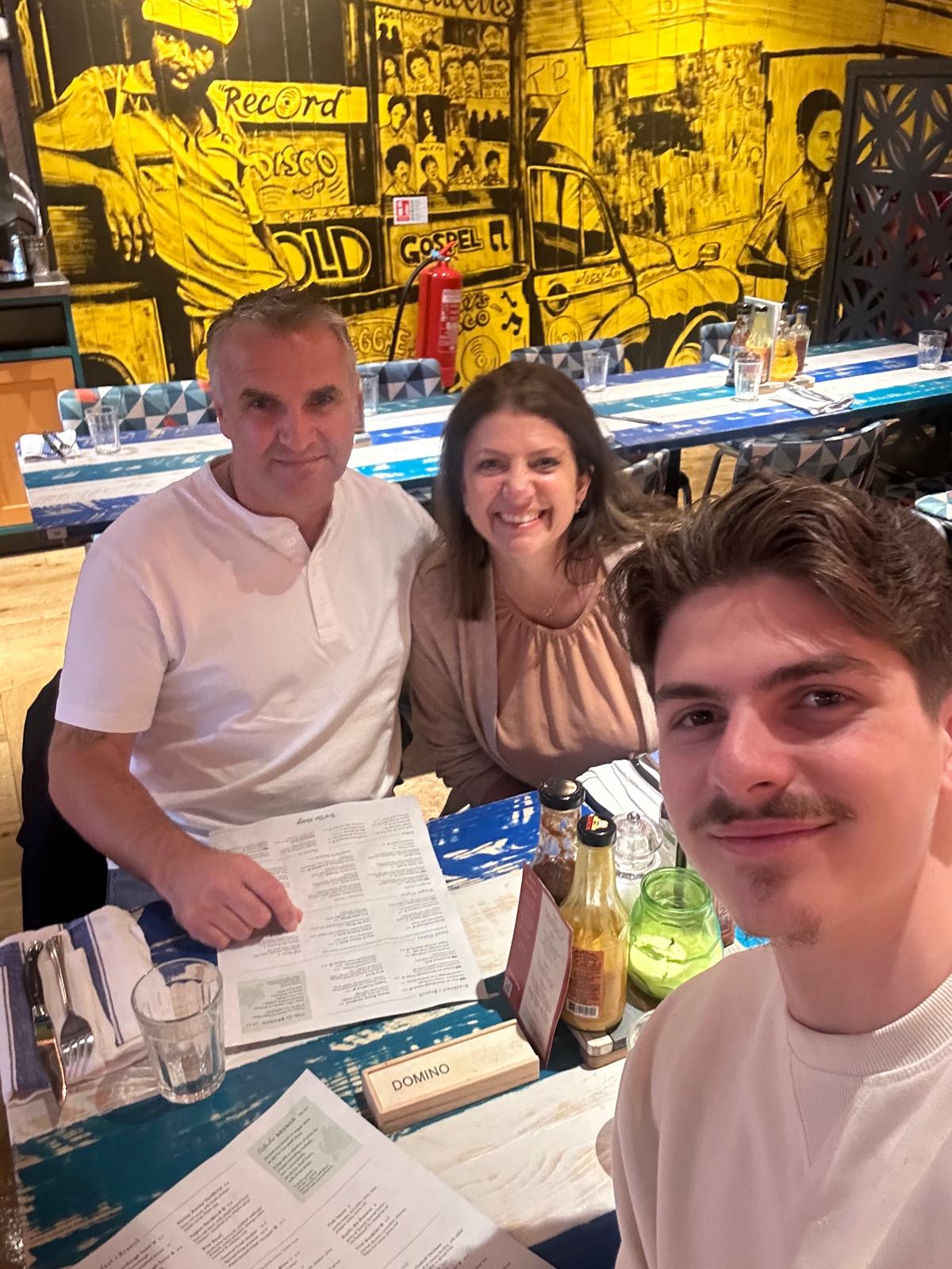 Chris, Lisa and Kevin at Turtle Bay